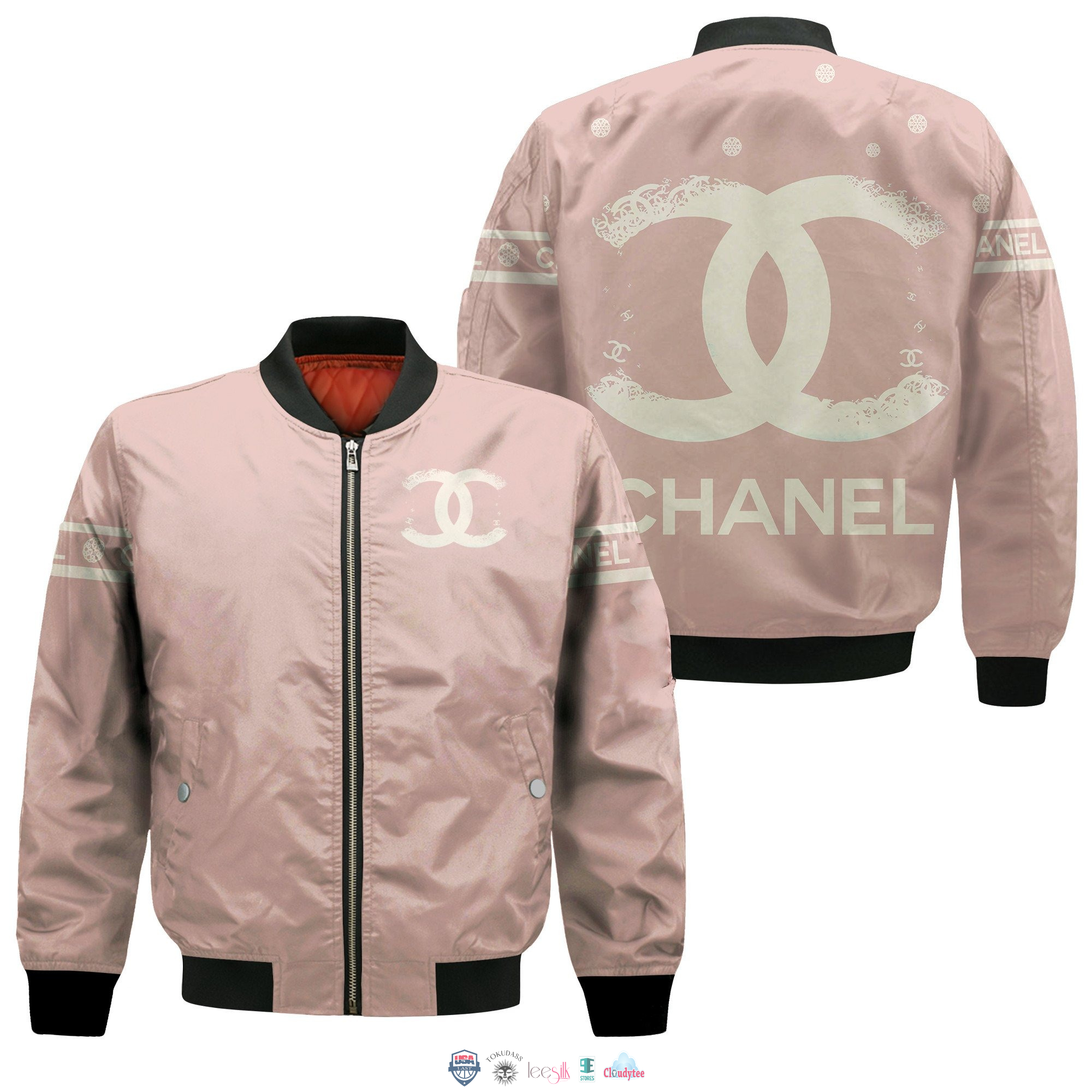 Luxurious Chanel Luxury Fashion 3D Bomber Jacket