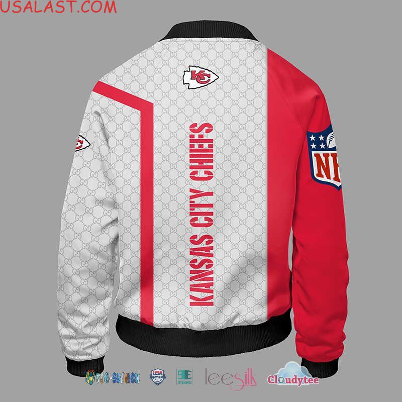 Best Gift Gucci Kansas City Chiefs NFL Bomber Jacket