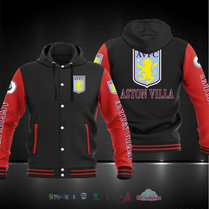 Hot Aston Villa F.C Baseball Hoodie Jacket