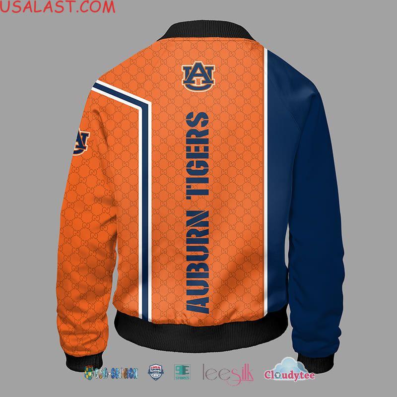 Unique Auburn Tigers NCAA Gucci 3D Bomber Jacket