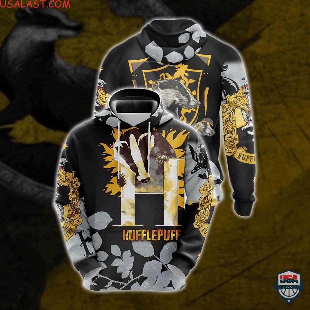 Awesome Harry Potter Hufflepuff Earth Elements Unisex 3D Shirt Hoodie