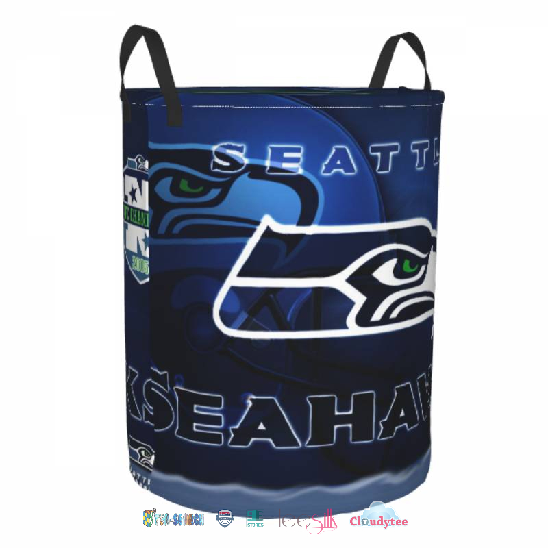 High Quality NFL Seattle Seahawks 3d Full Print Laundry Basket