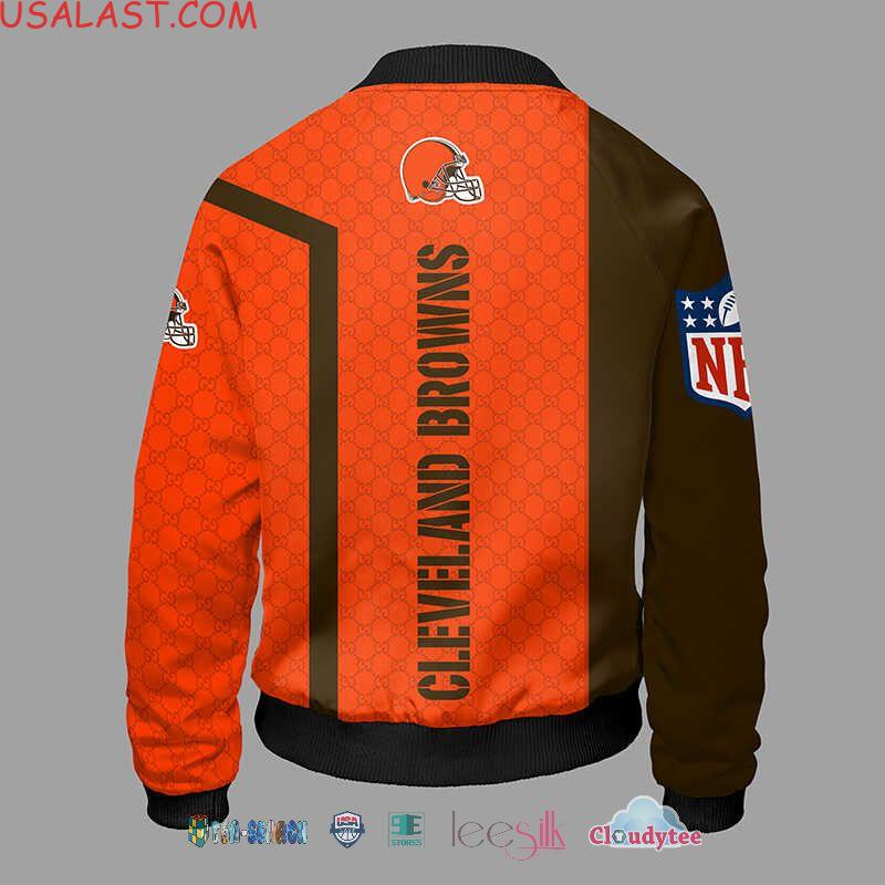 Available Gucci Cleveland Browns NFL Bomber Jacket