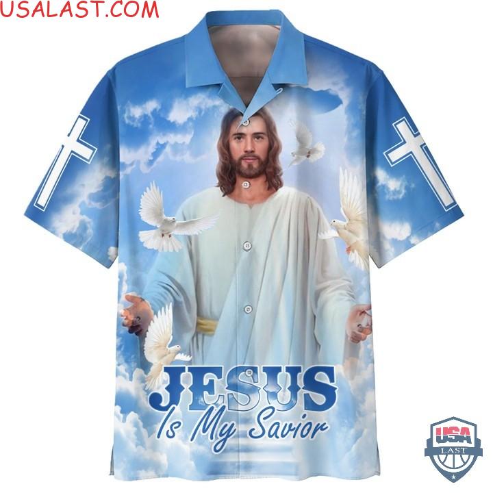 Trending Jesus Is My Savior Peace Dove Hawaiian Aloha Shirts
