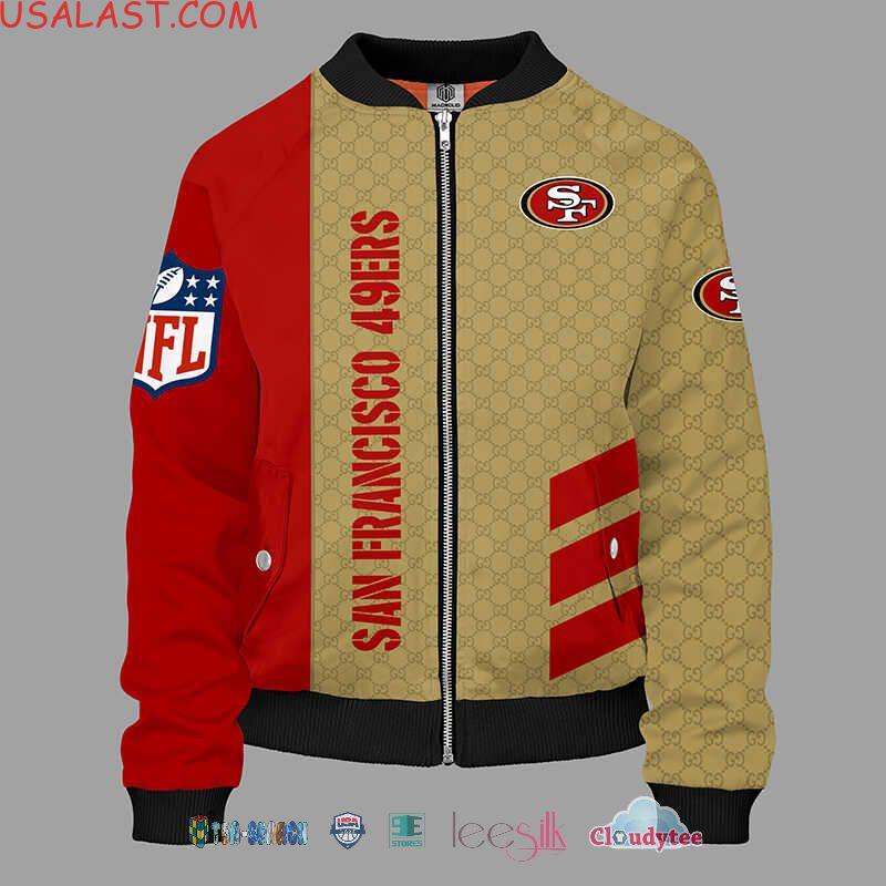 Discount Gucci San Francisco 49ers NFL Bomber Jacket