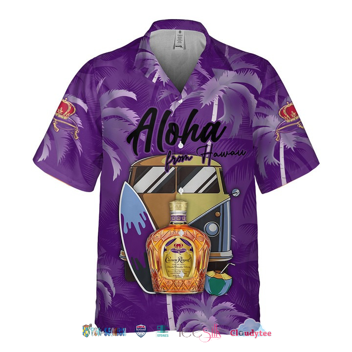 Awesome Crown Royal Aloha From Hawaii Short Sleeve Shirt