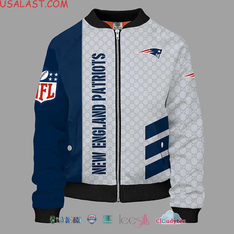 Best Quality Gucci New England Patriots NFL Bomber Jacket