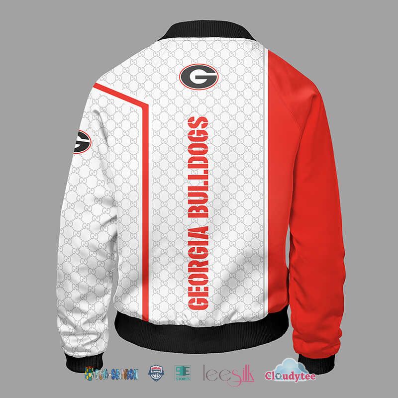 Up to 20% Off Georgia Bulldogs NCAA Gucci 3D Bomber Jacket