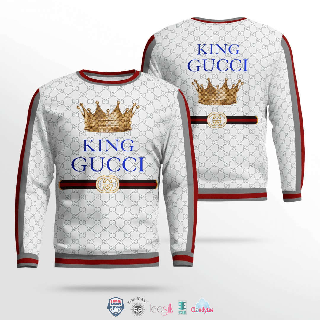 Best Gift King Gucci 3D Ugly Sweater