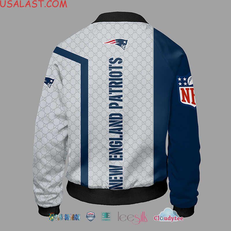 Best Quality Gucci New England Patriots NFL Bomber Jacket