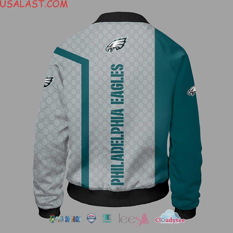 Cool Gucci Philadelphia Eagles NFL Bomber Jacket