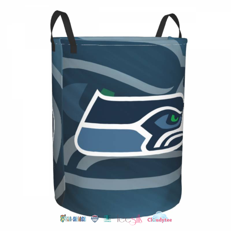 2022 Hot Sale Seattle Seahawks NFL All Over Print Laundry Basket