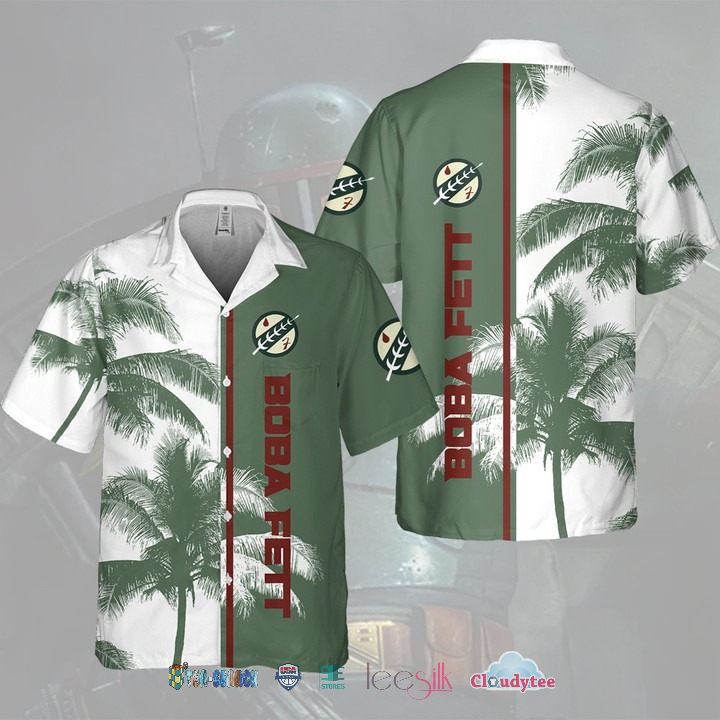 Amazing Boba Fett Star Wars Palm Tree Hawaiian Shirt