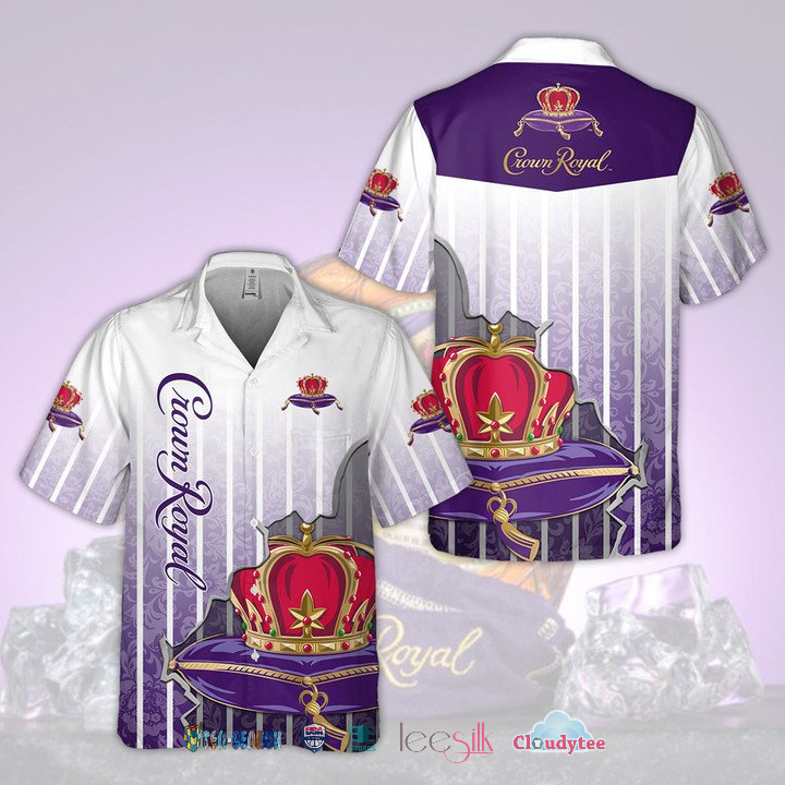 Available Crown Royal 3D All Over Print Hawaiian Shirt