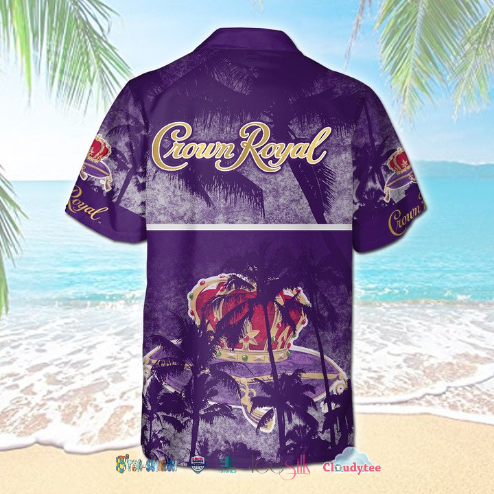 Low Price Crown Royal Palm Tree Hawaiian Shirt