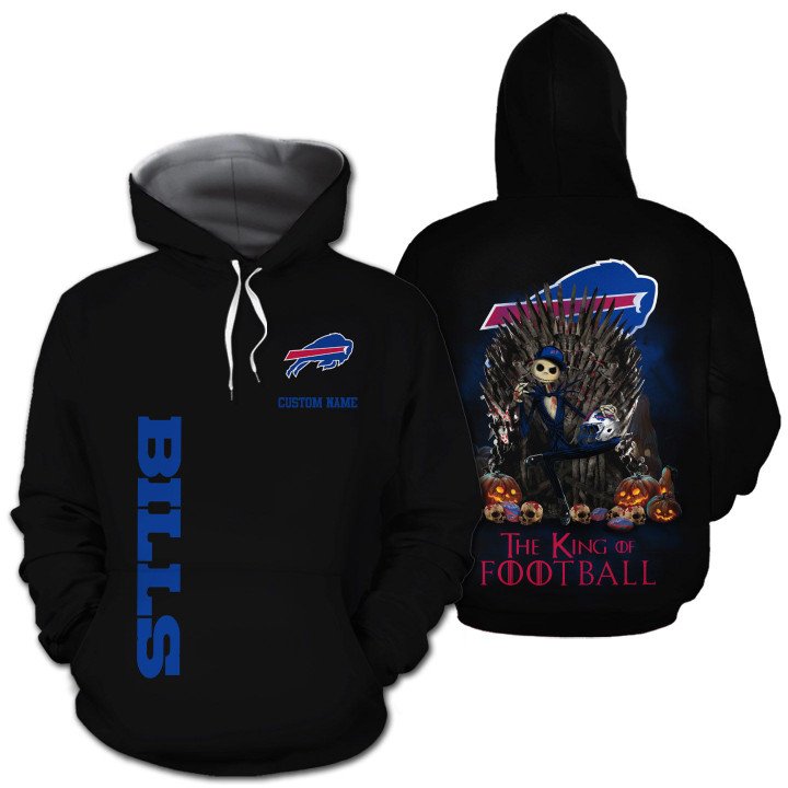 Buffalo Bills The King Of Football Custom Name 3D All Over Print Shirt