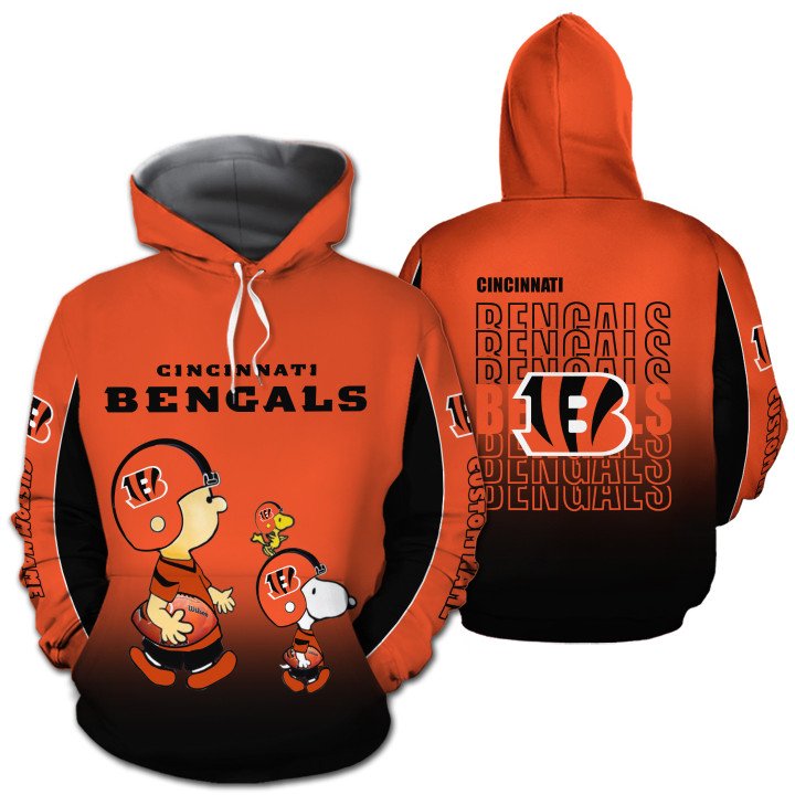 Cincinnati Bengals American Football Team The Snoopy Show 3D All Over Print Shirt