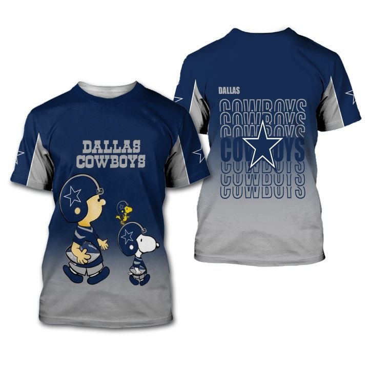 Dallas Cowboys American Football Team The Snoopy Show 3D All Over Print Shirt