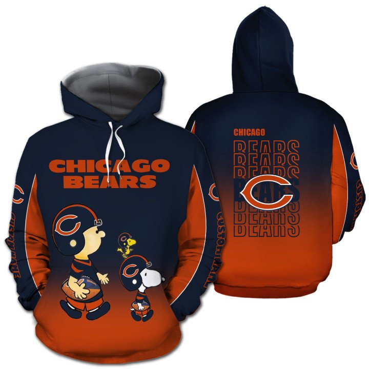Chicago Bears American Football Team The Snoopy Show 3D All Over Print Shirt