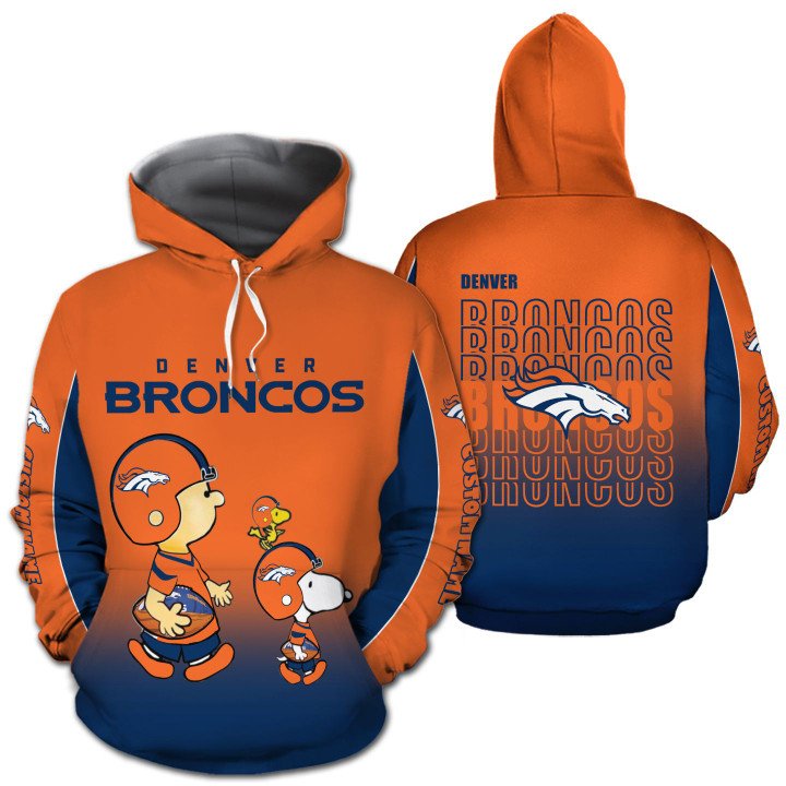 Denver Broncos American Football Team The Snoopy Show 3D All Over Print Shirt