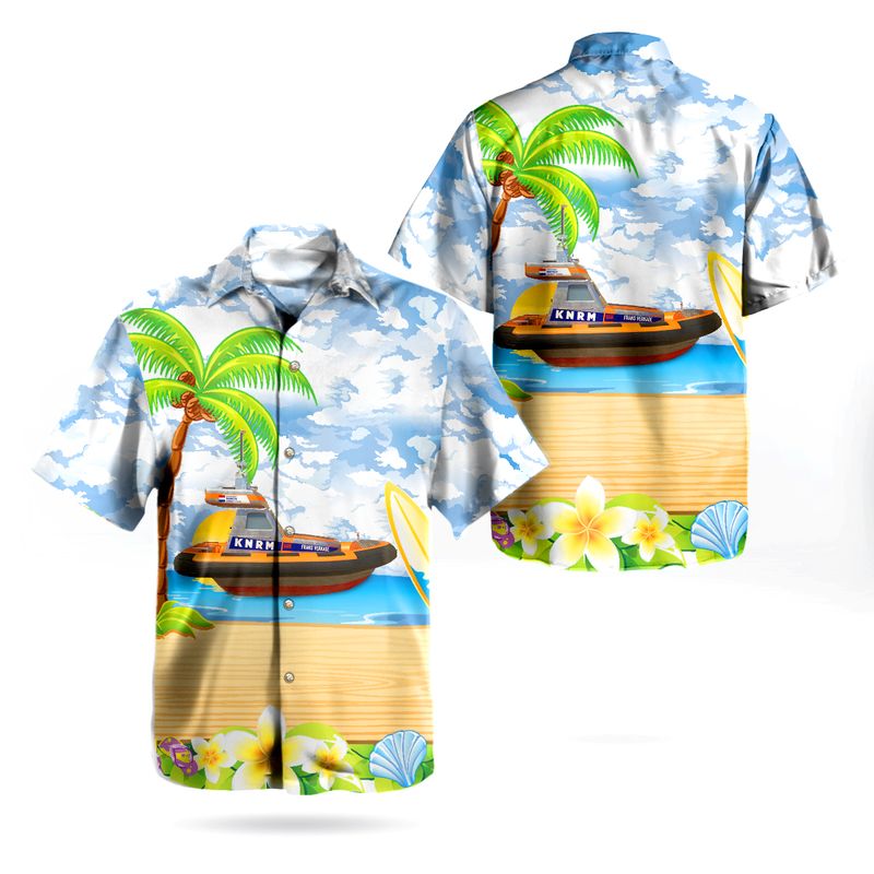 KNRM – Koninklijke Nederlandse Redding Maatschappij Reddingboot Frans Verkade Hawaiian Shirt