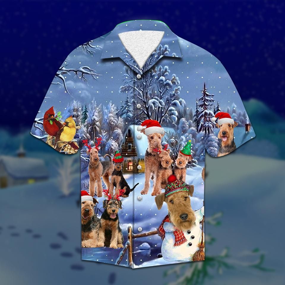 Airedale Terrier Hawaiian Shirt For Men Women