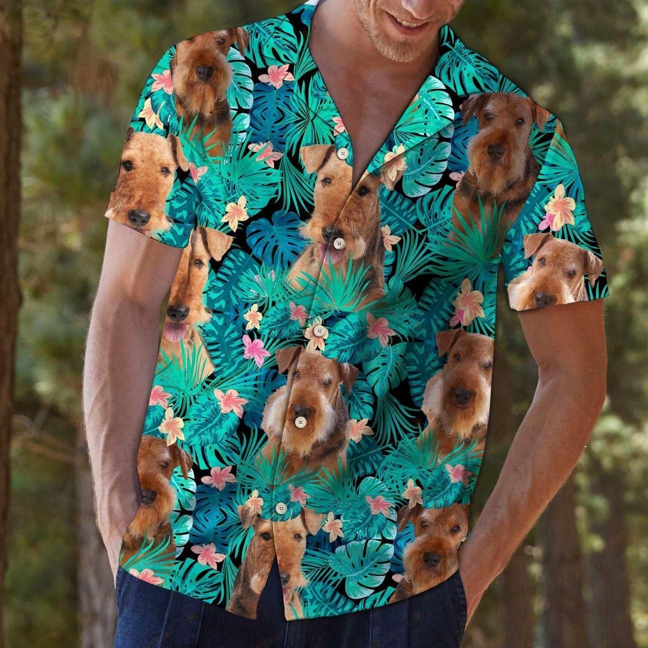 Airedale Terrier Hawaiian Shirt For Men Women