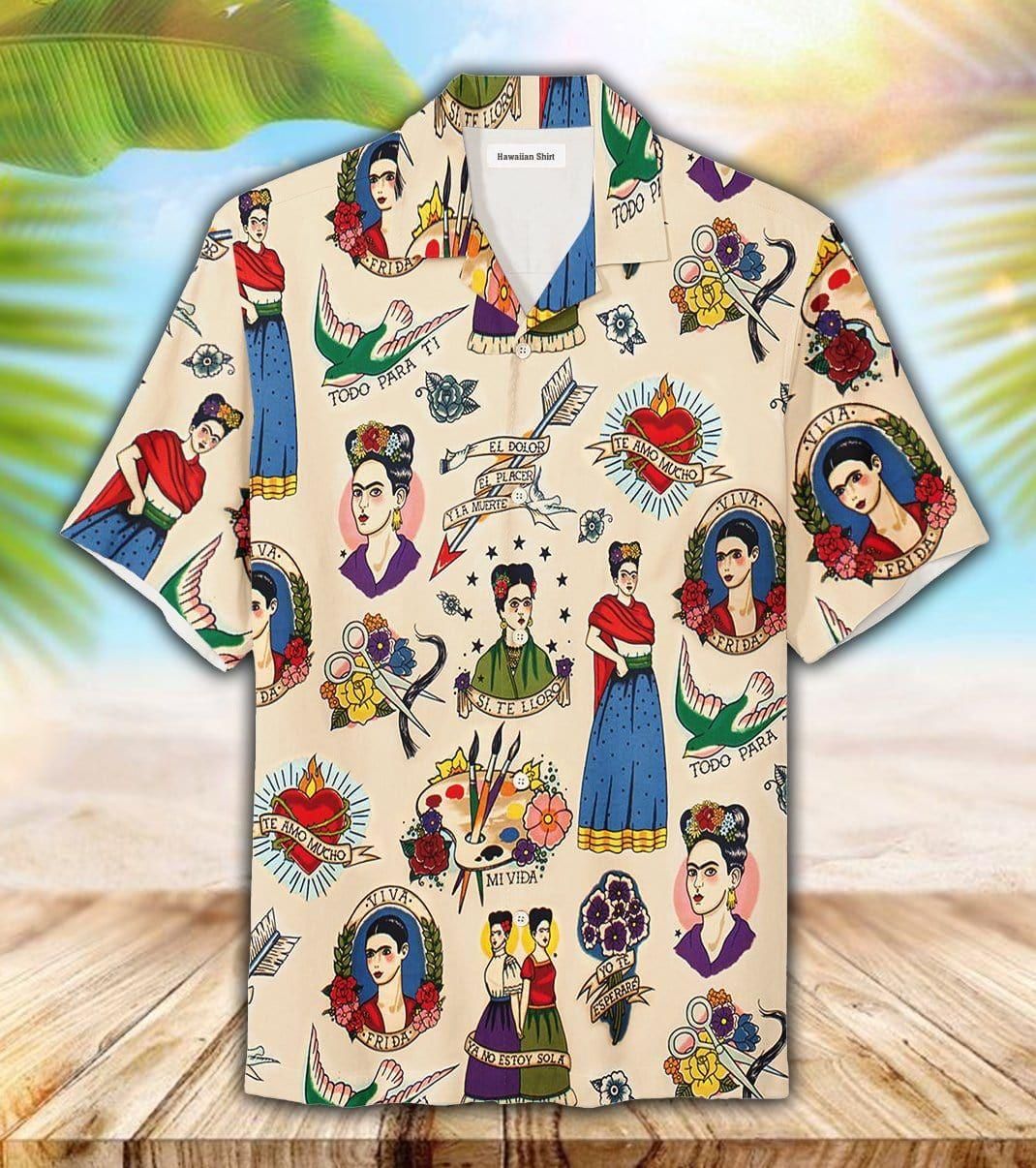 Aloha Tropical Mexican Girl Colorful Unique Hawaiian Shirt For Men Women
