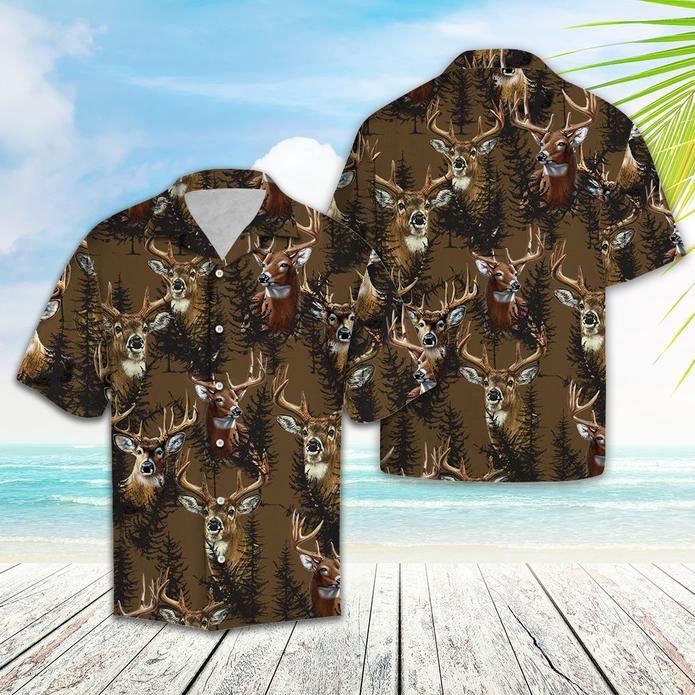 Amazing Deer Hawaiian Shirt For Men Women