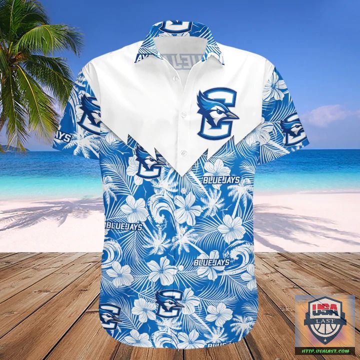 Best Gift Creighton Bluejays NCAA Tropical Seamless Hawaiian Shirt