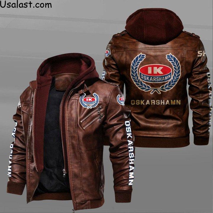 Best Selling IK Oskarshamn Leather Jacket
