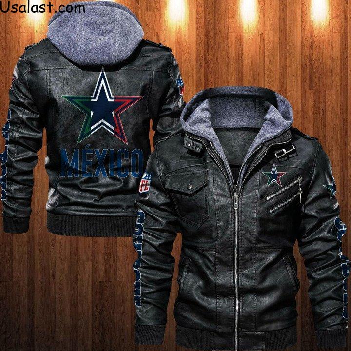 Top Rate Dallas Cowboys Mexico Leather Jacket
