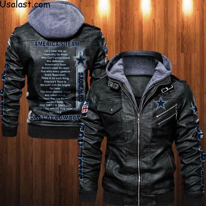 Beautiful Dallas Cowboys America’s Team Leather Jacket