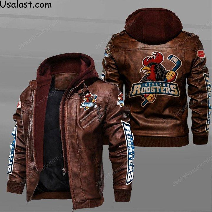 2022 Hot Sale Iserlohn Roosters Leather Jacket