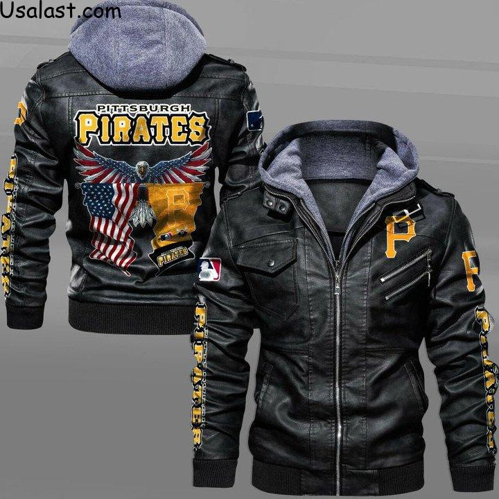 Beautiful San Diego Padres Eagle American Flag Leather Jacket
