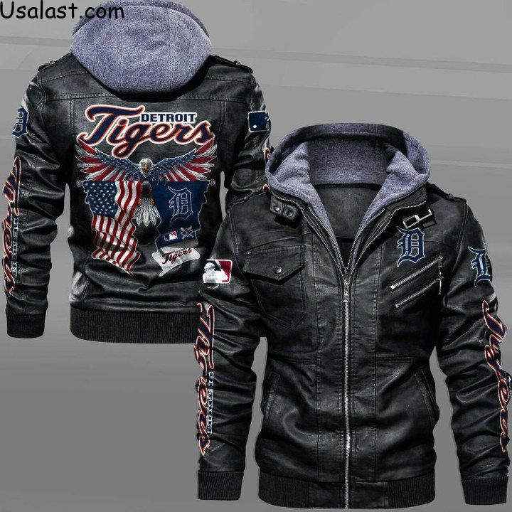Up to 20% Off Cleveland Indians Eagle American Flag Leather Jacket