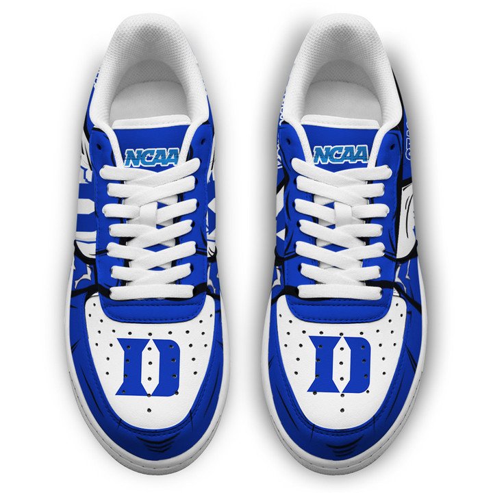 Duke Blue Devils Custom Name Air Force 1 Shoes Sneaker