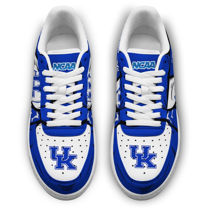 Kentucky Wildcats Custom Name Air Force 1 Shoes Sneaker