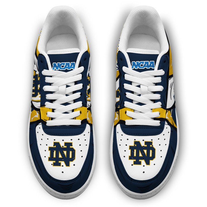 Notre Dame Fighting Irish Custom Name Air Force 1 Shoes Sneaker