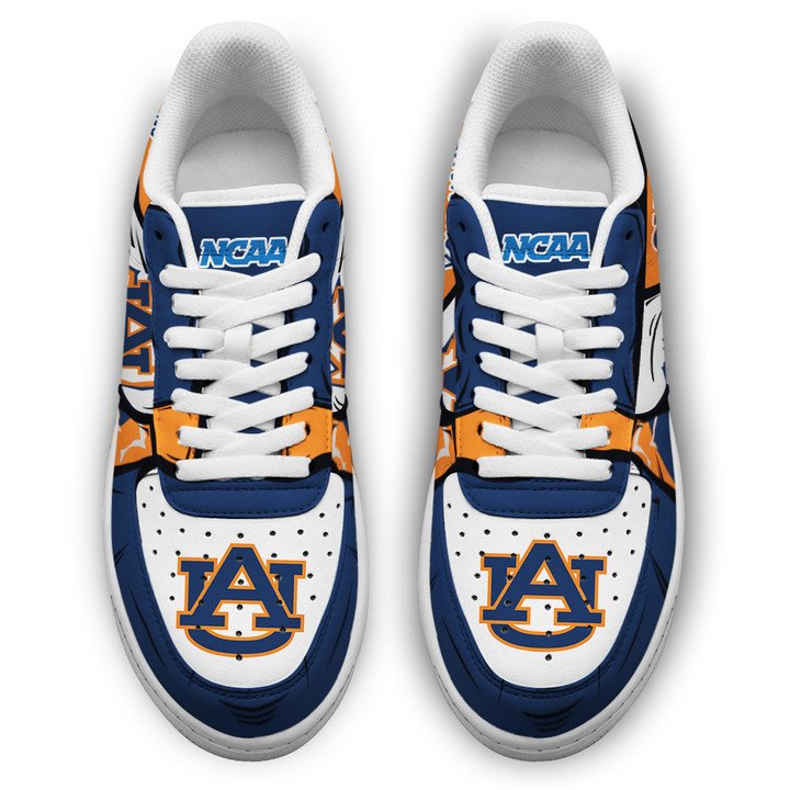 Auburn Tigers Custom Name Air Force 1 Shoes Sneaker