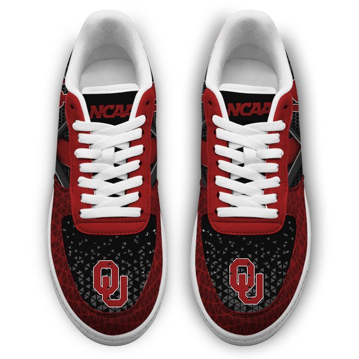 Oklahoma Sooners NCAA Air Force 1 AF1 Sneaker Shoes