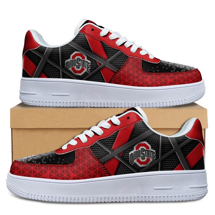 Ohio State Buckeyes NCAA Air Force 1 AF1 Sneaker Shoes