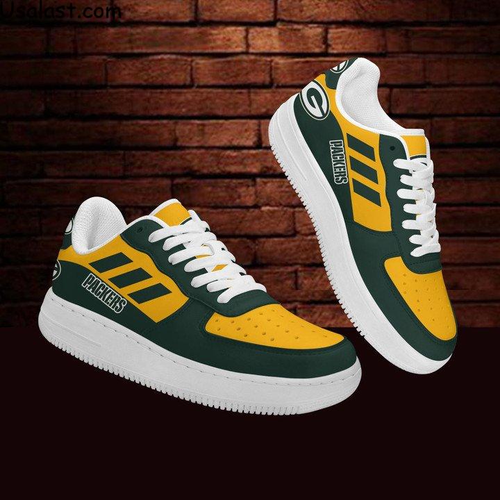 Excellent Green Bay Packers Air Force 1 AF1 Sneaker Shoes
