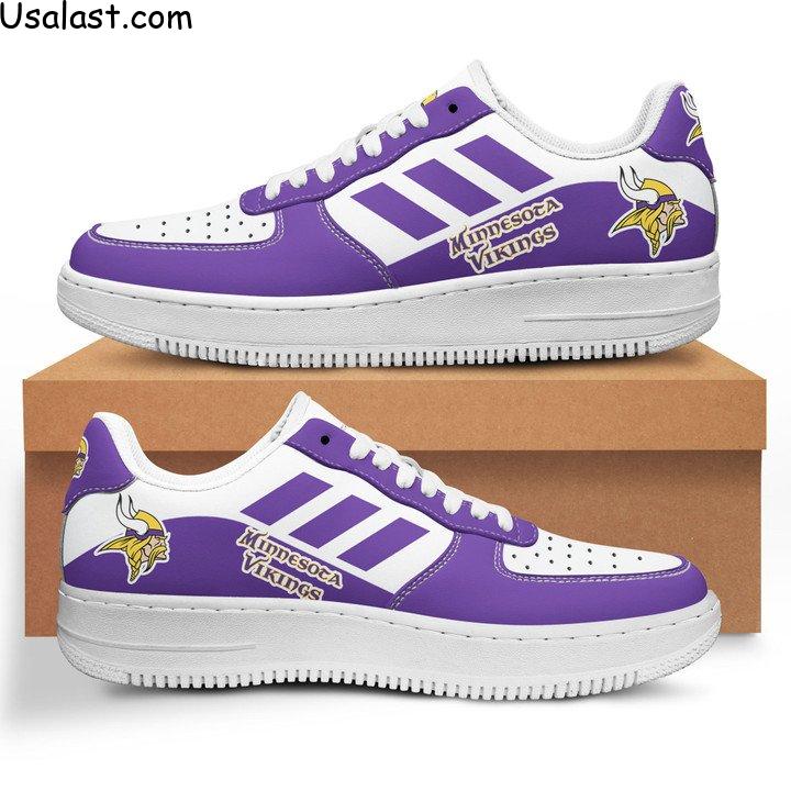 For Fans Minnesota Vikings Air Force 1 AF1 Sneaker Shoes