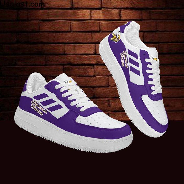 For Fans Minnesota Vikings Air Force 1 AF1 Sneaker Shoes