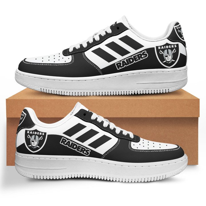 Oakland Raiders Air Force 1 AF1 Sneaker Shoes