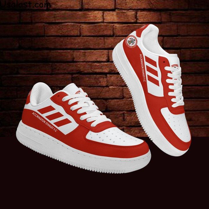 Best Quality Accrington Stanley F.C Air Force 1 AF1 Sneaker Shoes