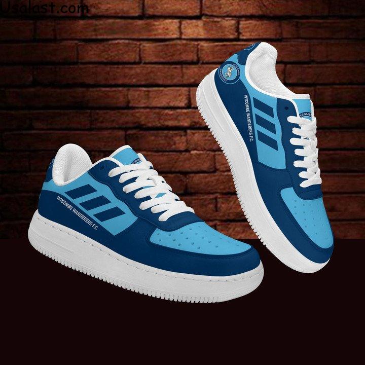 Big Sale Wycombe Wanderers F.C Air Force 1 AF1 Sneaker Shoes