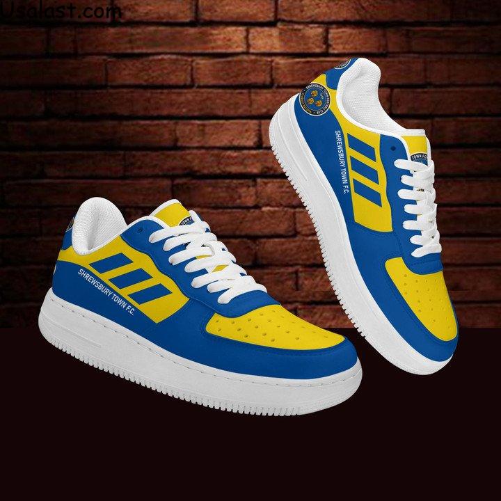 Luxurious Shrewsbury Town F.C Air Force 1 AF1 Sneaker Shoes