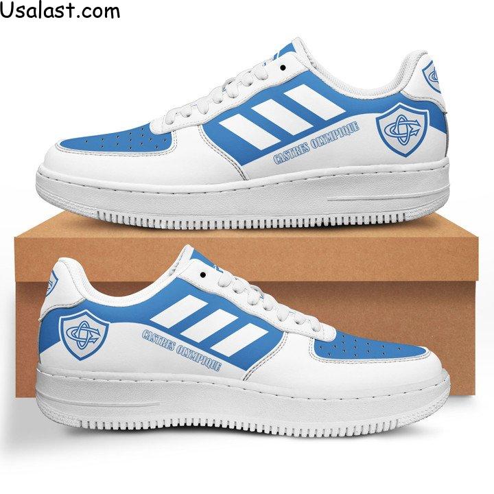 The Great Castres Olympique Air Force 1 AF1 Sneaker Shoes